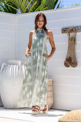 Santal Inti Maxi Dress - Green - Go - Dolly