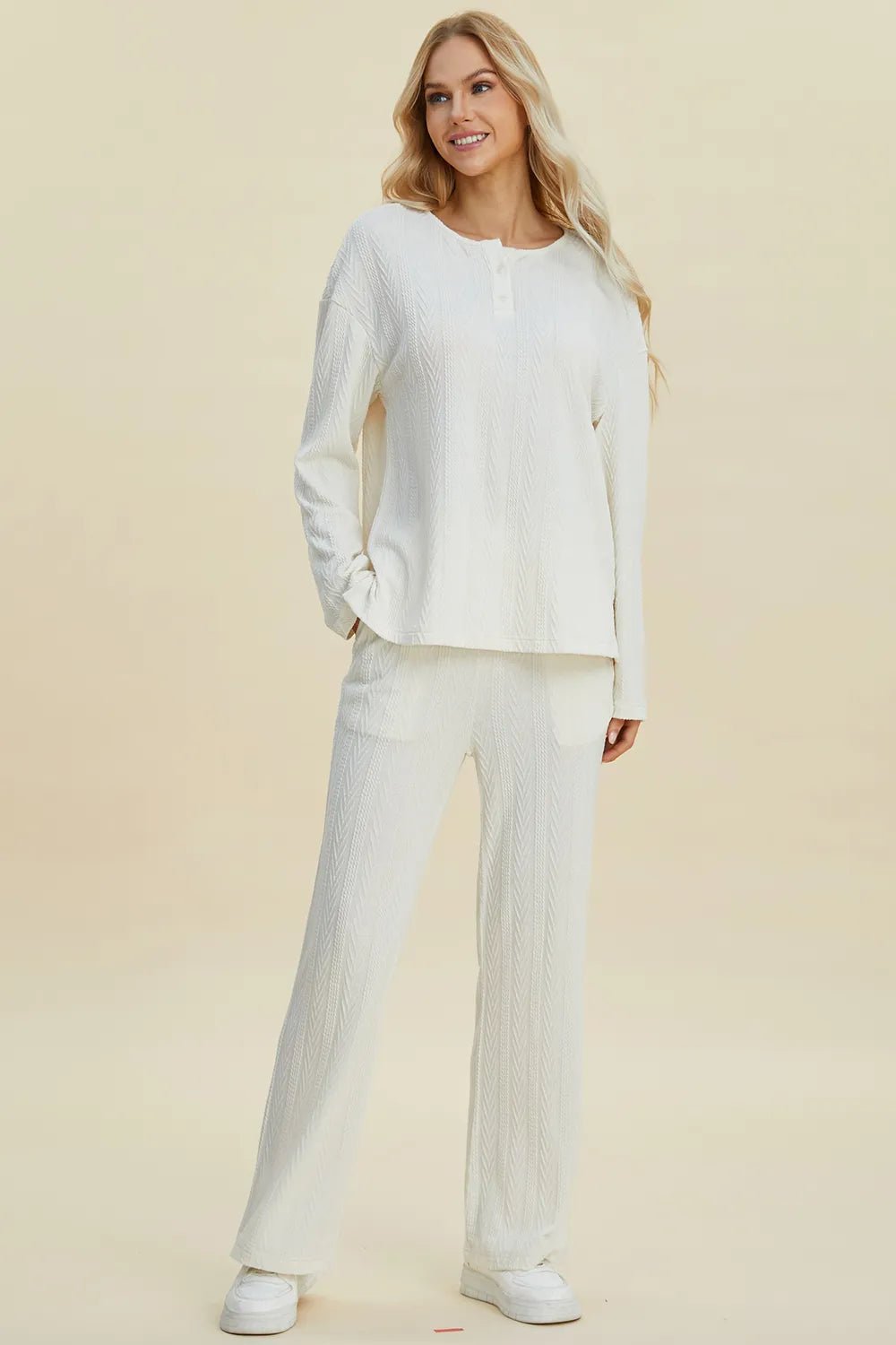 Simply Styled Pants and Top Set - Camel - Go - Dolly
