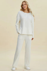 Simply Styled Pants and Top Set - Camel - Go - Dolly