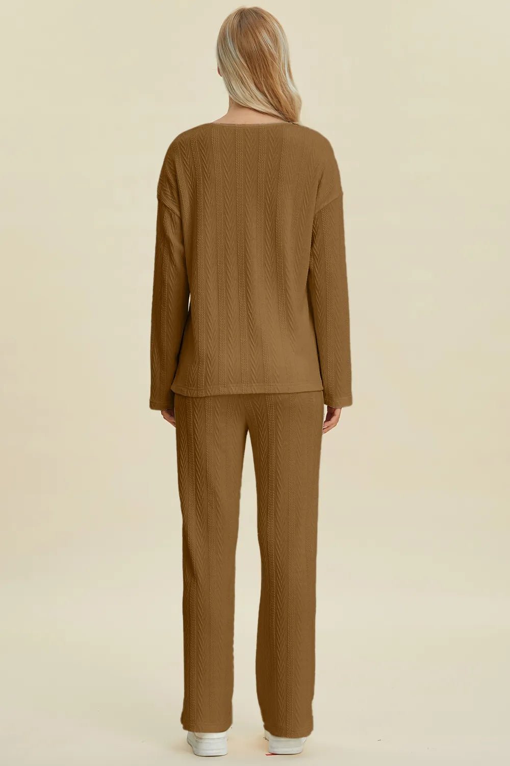 Simply Styled Pants and Top Set - Camel - Go - Dolly