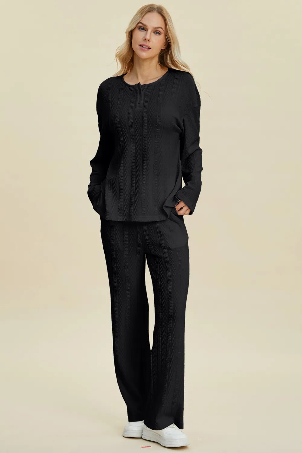 Simply Styled Pants and Top Set - Camel - Go - Dolly