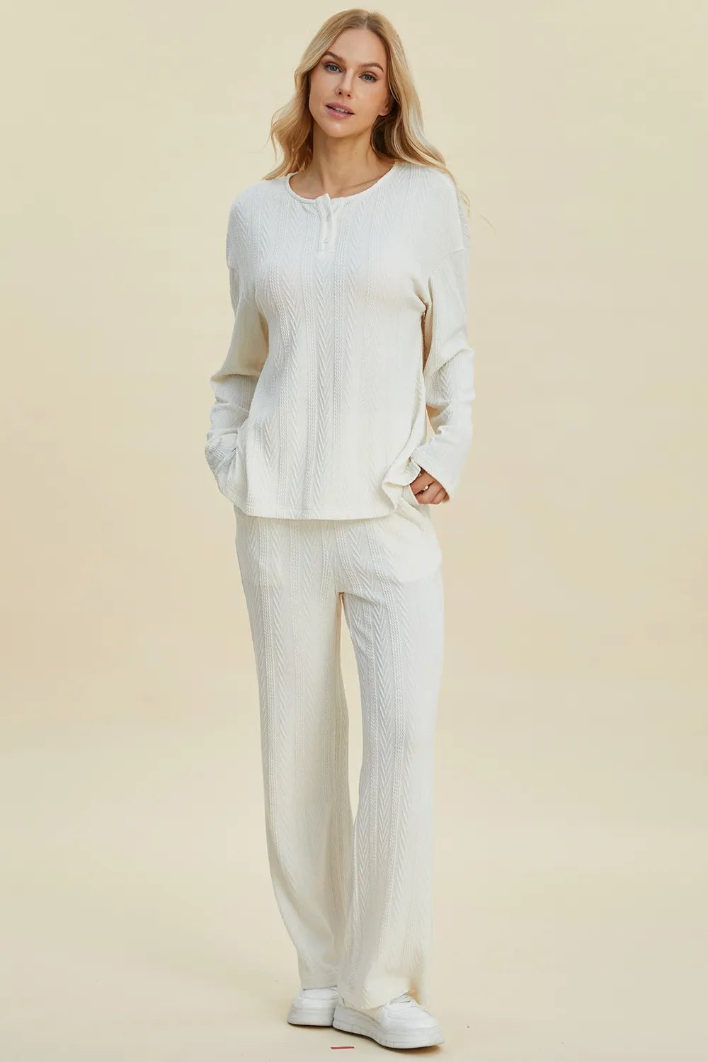 Simply Styled Pants and Top Set - Camel - Go - Dolly