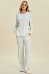 Simply Styled Pants and Top Set - Camel - Go - Dolly