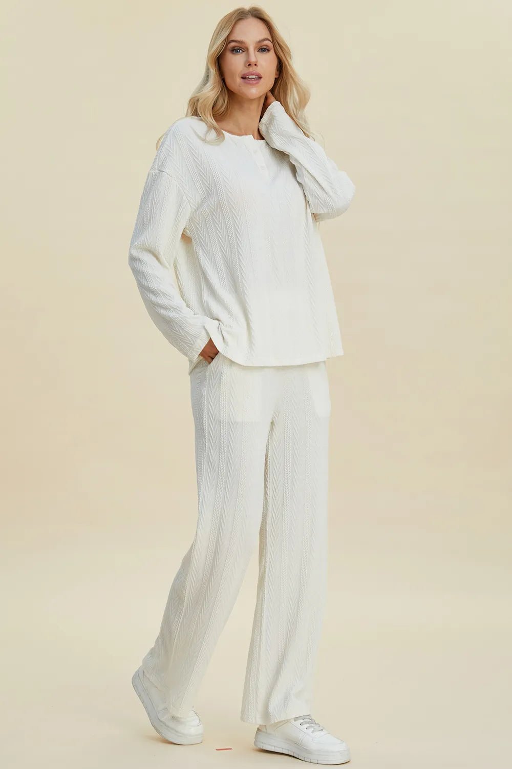 Simply Styled Pants and Top Set - Camel - Go - Dolly