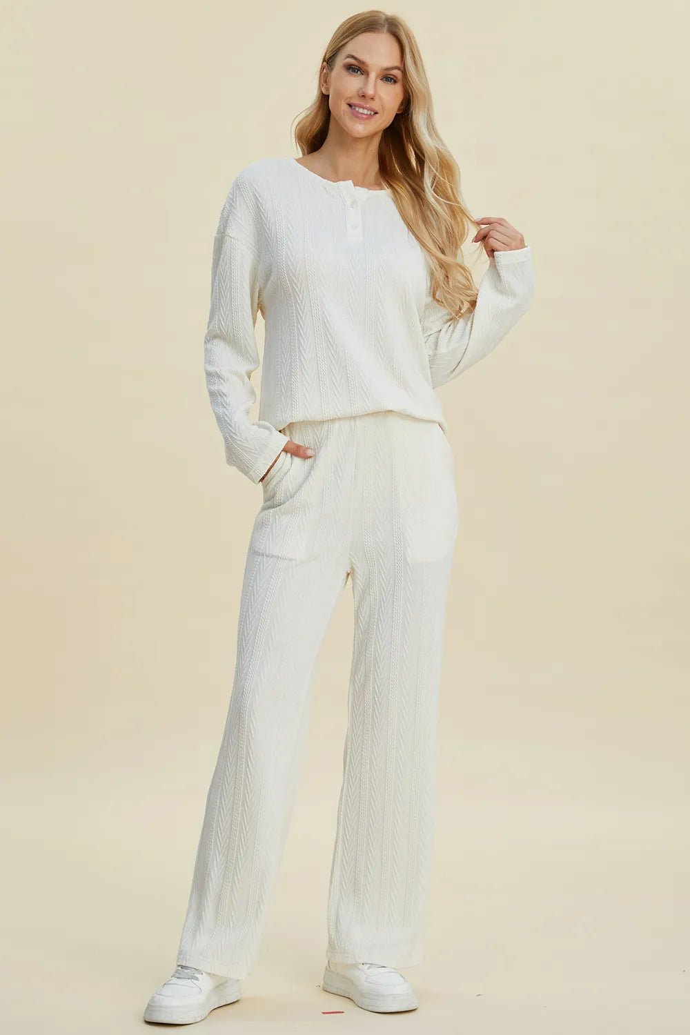 Simply Styled Pants and Top Set - Camel - Go - Dolly