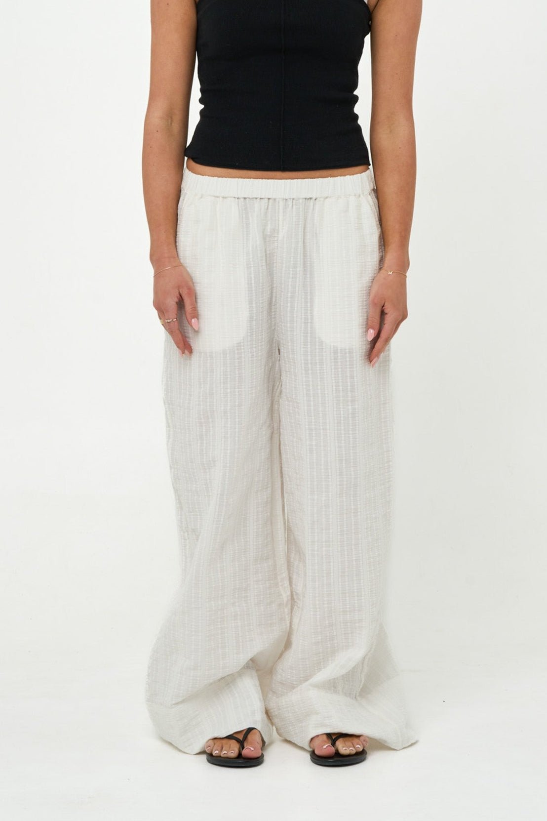 Sloane Pants - White - Go - Dolly