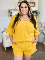 Solace Cotton Shorts and Top Set - Khaki - Go - Dolly