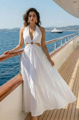 Sophia Maxi Dress - White - Go - Dolly