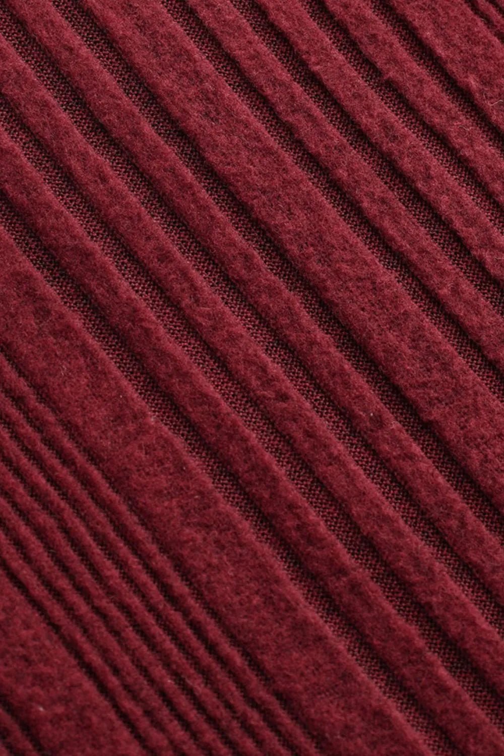 Tara Cutout Bodysuit – Black & Burgundy - Go - Dolly