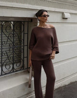 Tess Knit Top - Brown - Go-Dolly