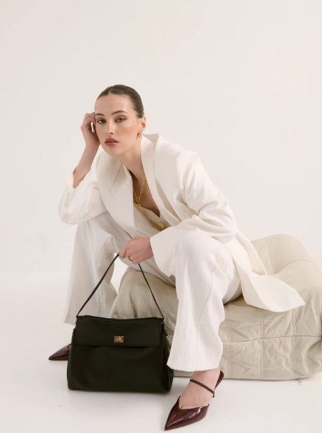The Isabeau Black Shoulder Bag - Black - Go-Dolly