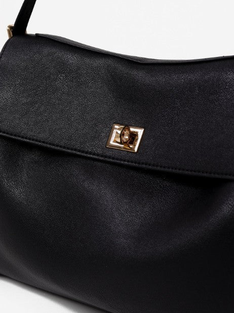 The Isabeau Black Shoulder Bag - Black - Go-Dolly