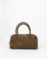 Tory Suede Crossbody Bag - Olive - Go - Dolly