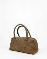Tory Suede Crossbody Bag - Olive - Go - Dolly