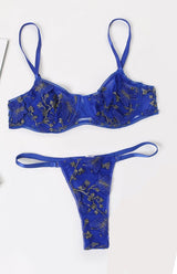 Sexy Sultry Embroidered Lingerie - Go-Dolly