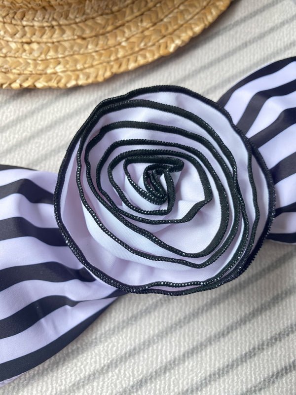 Boob Tube Striped 2 Piece Bikini - Go - Dolly