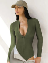 Hadria Zippered Bodysuit - Go - Dolly