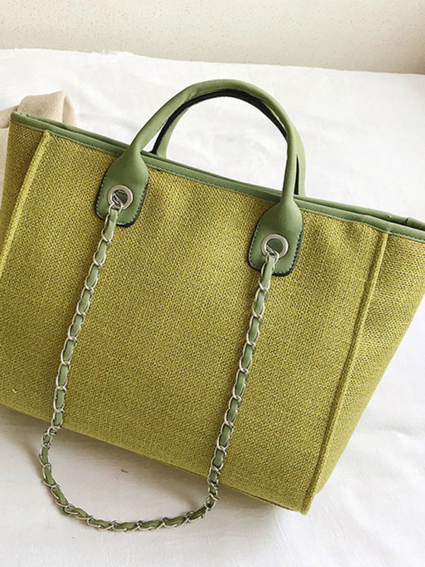 Lime Large Tote Bag - Go-Dolly