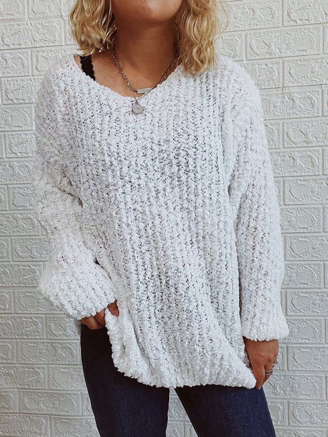 Jezabelle Vneck Sweater