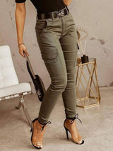 Slimming Ankle Cargo Pants - Go-Dolly