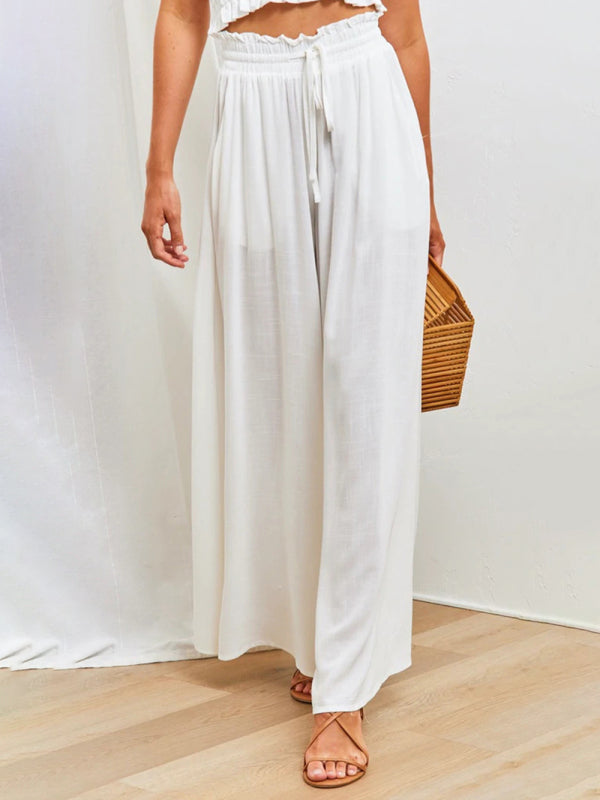 Casual Wide Leg Pants - Go-Dolly