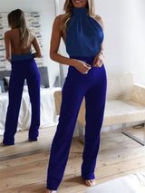 The Blathin Backless Jumpsuit