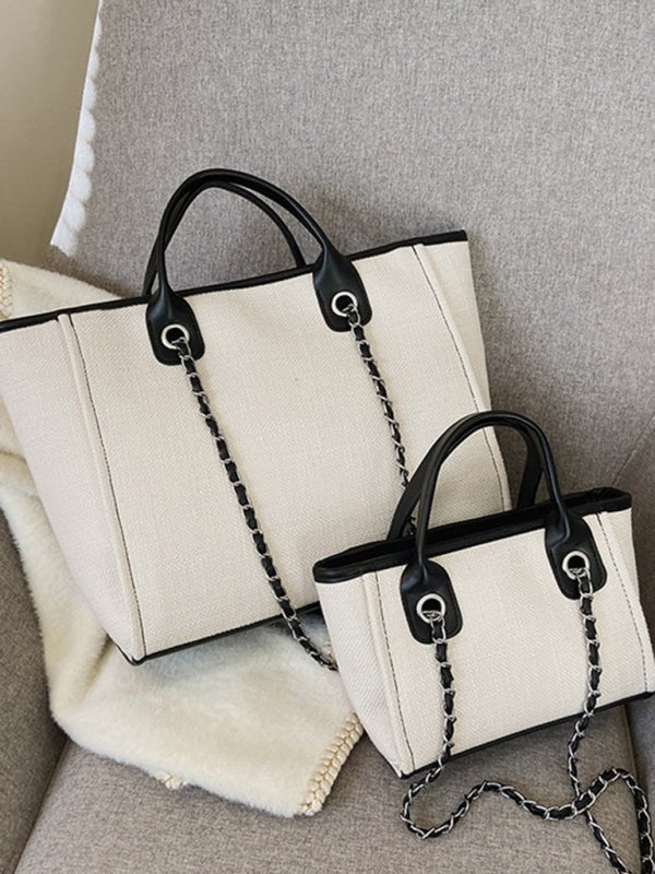 Ivory Large Tote Bag - Go - Dolly