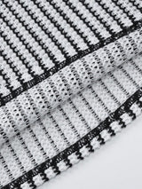 Lisette Chic Mini Dress Striped - Black and White - Go - Dolly