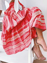 Patterned Maxi Skirt - Go - Dolly