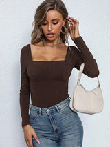 Rhonda Ribbed Bodysuit - Go - Dolly