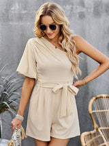 The Elara One Shoulder Playsuit - Go - Dolly