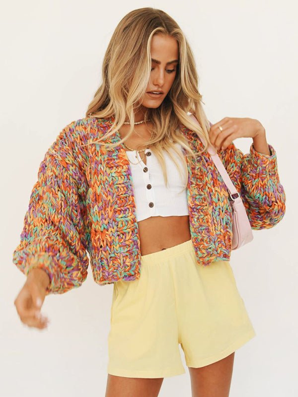 Tyler Rainbow Knit Cardigan - Go - Dolly