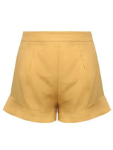 Women's lotus leaf edge loose shorts - Go - Dolly